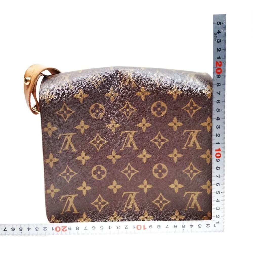 Authentic Louis Vuitton Cartouchière MM Monogram Crossbody Bag 200-120125 - Picture 3 of 10